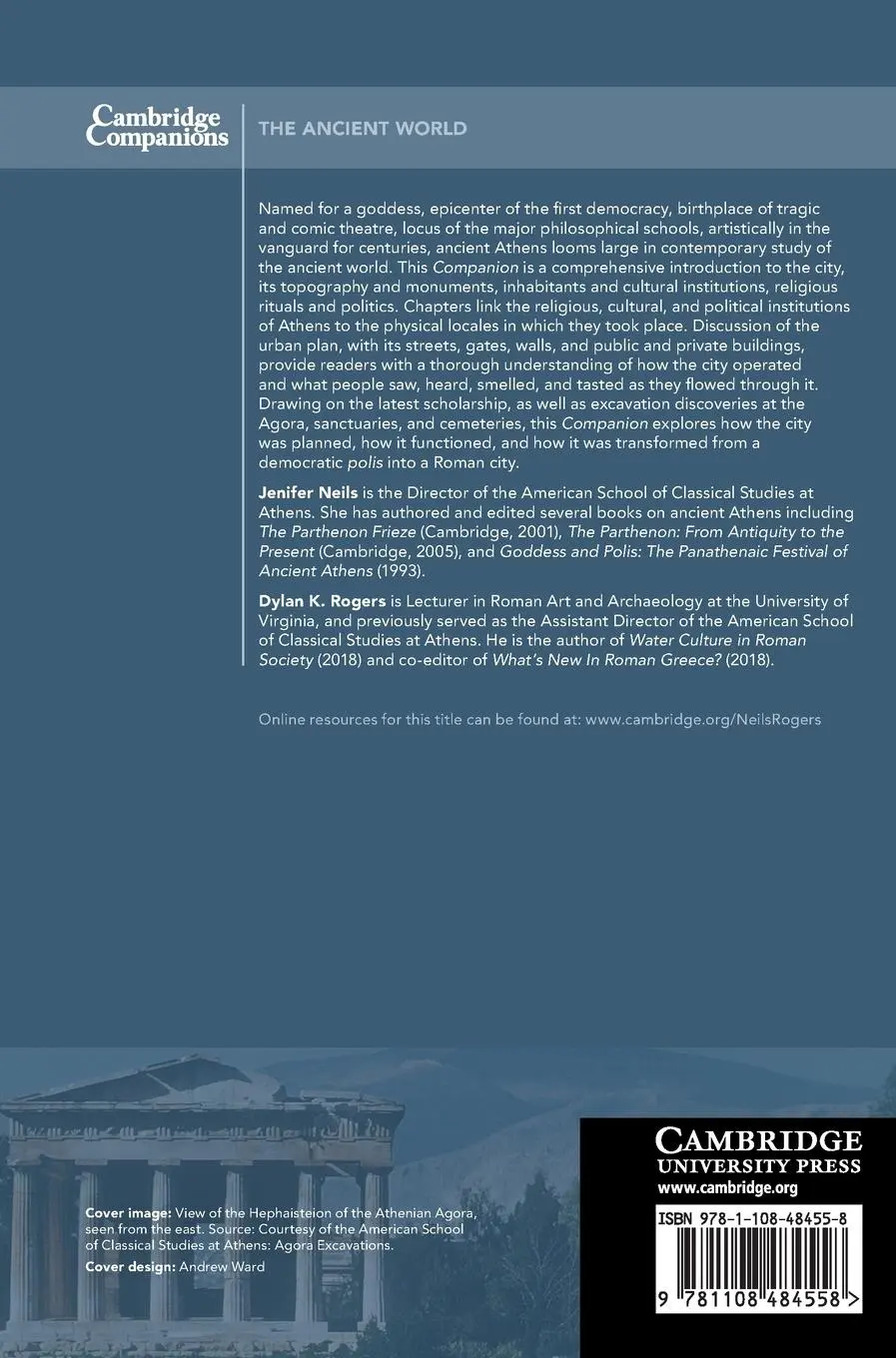 Rückseite: 9781108484558 | The Cambridge Companion to Ancient Athens | Jenifer Neils (u. a.)