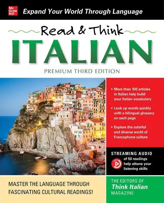 Cover: 9781260474558 | Read &amp; Think Italian, Premium Third Edition | Magazine | Taschenbuch