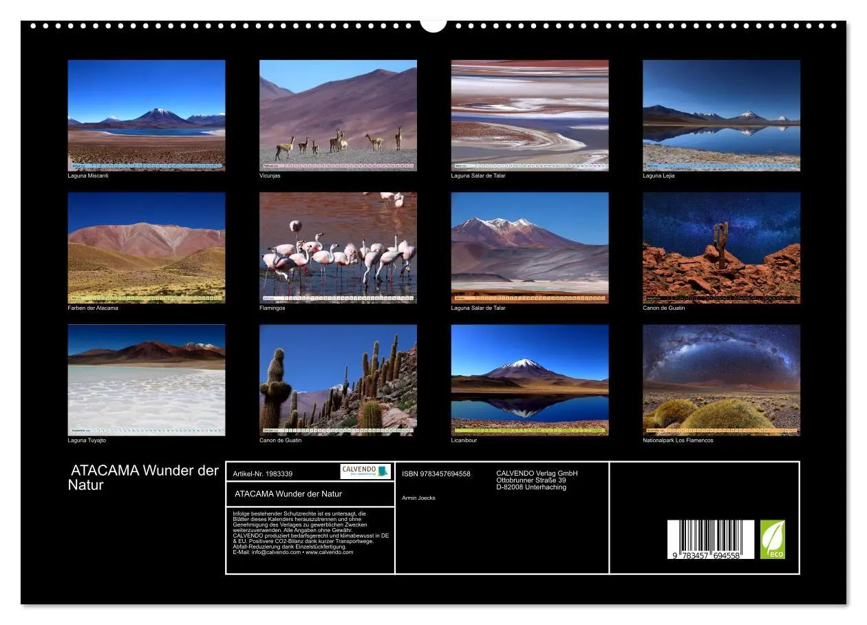 Bild: 9783457694558 | ATACAMA Wunder der Natur (hochwertiger Premium Wandkalender 2026...