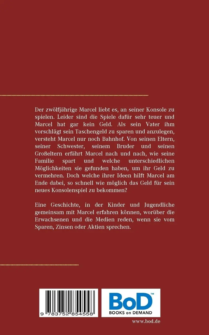 Rückseite: 9783752854558 | Geld anlegen kindgerecht erklärt | Melina Jipp | Taschenbuch | 44 S.
