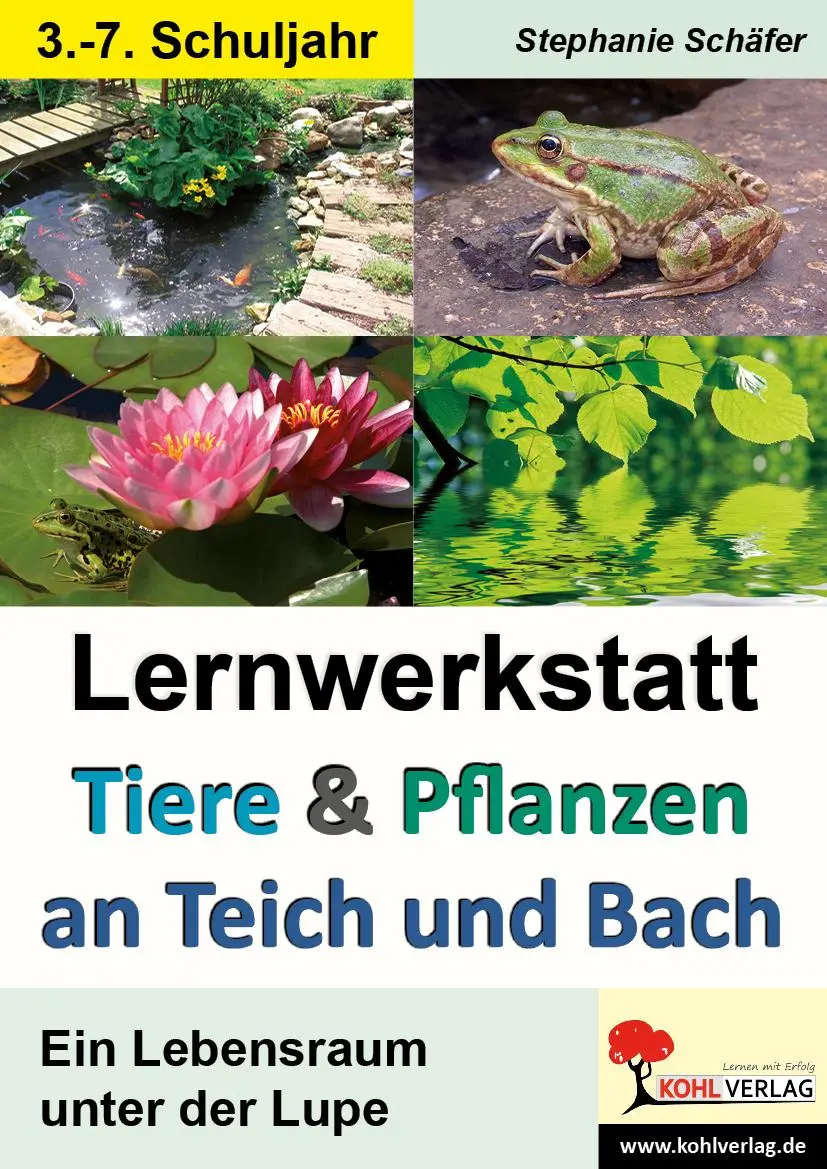 Cover: 9783866324558 | Tiere &amp; Pflanzen an Teich und Bach | Stephanie Schäfer | Taschenbuch