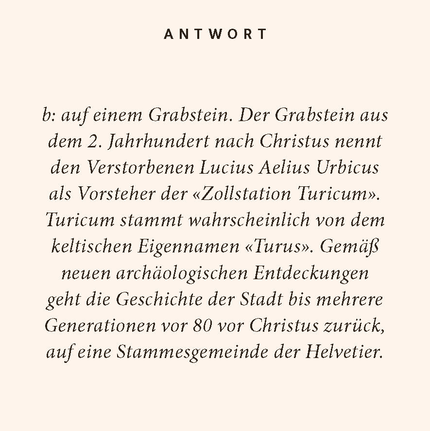 Bild: 9783899784558 | Zürich-Quiz | 100 Fragen und Antworten | Urs Heinz Aerni | Taschenbuch