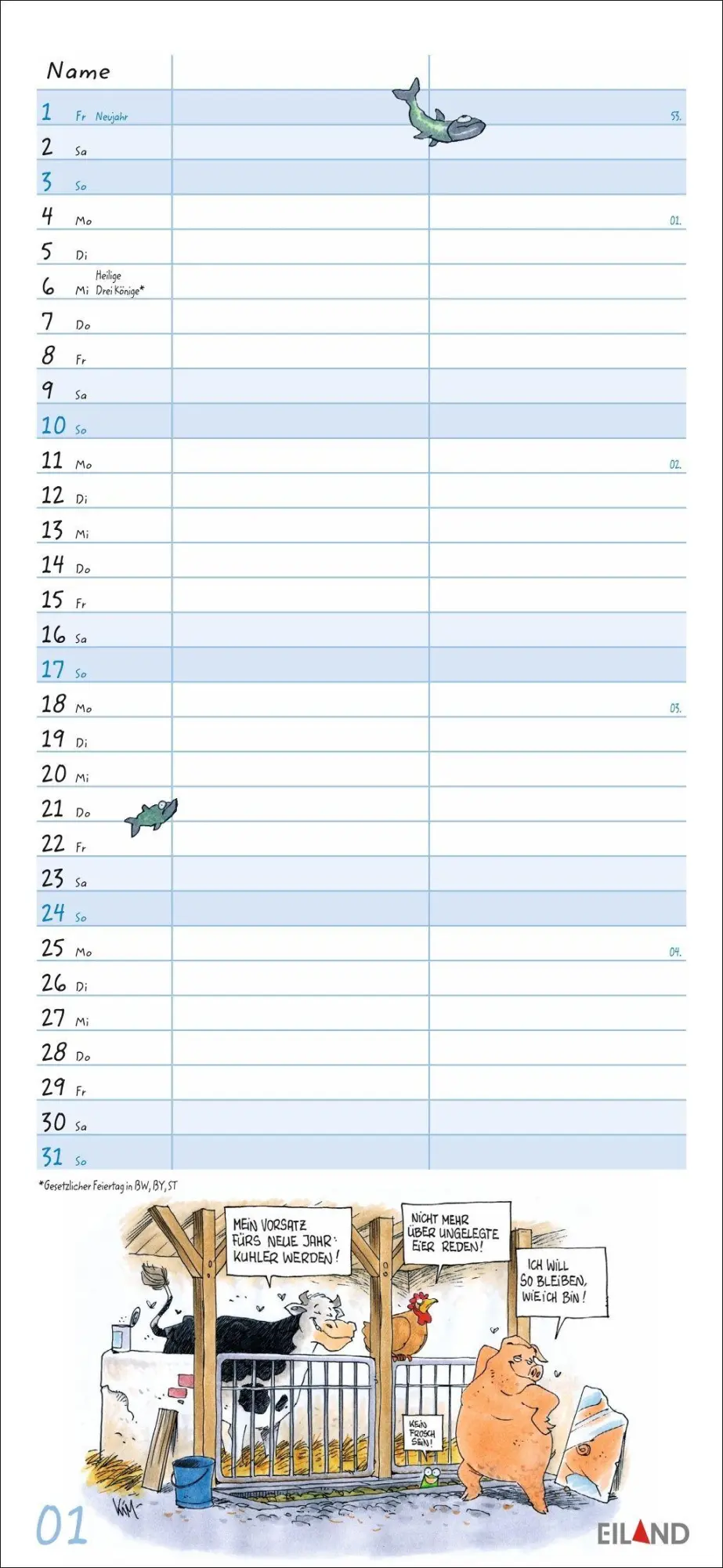Bild: 9783964024558 | Local heroes Planer für zwei 2027 | Kim Schmidt | Kalender | 14 S.