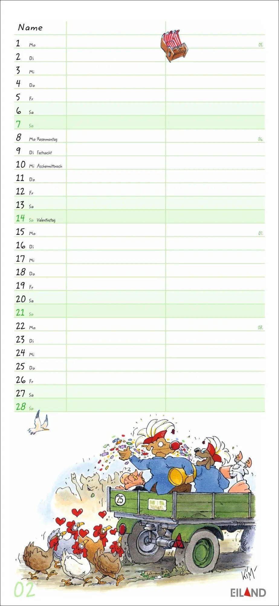 Bild: 9783964024558 | Local heroes Planer für zwei 2027 | Kim Schmidt | Kalender | 14 S.