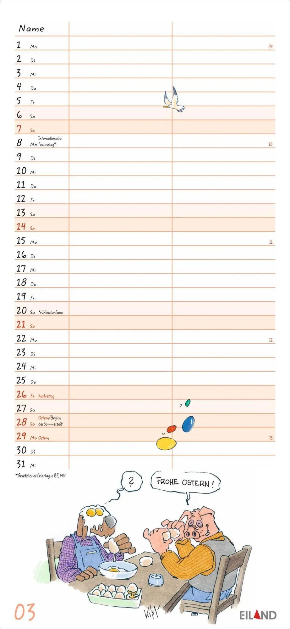 Bild: 9783964024558 | Local heroes Planer für zwei 2027 | Kim Schmidt | Kalender | 14 S.