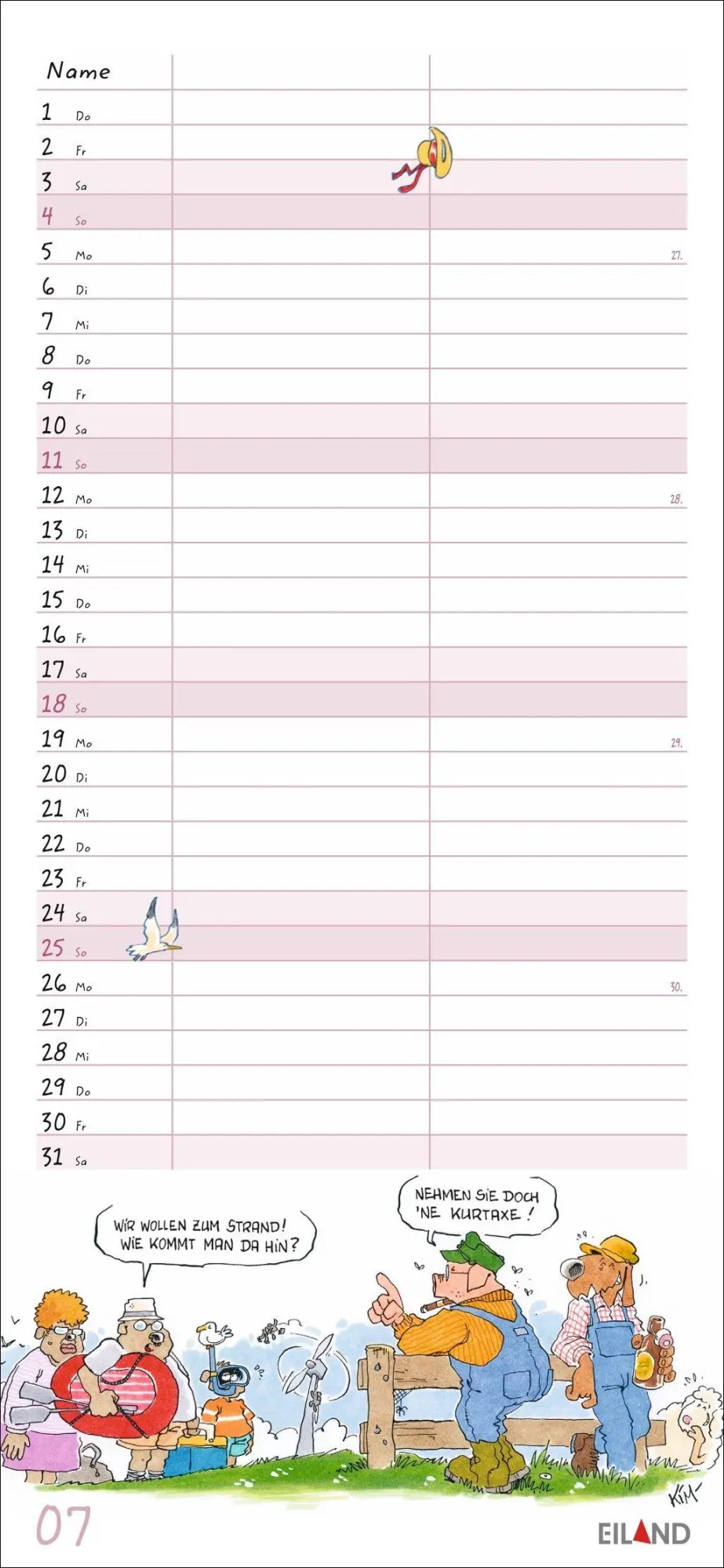 Bild: 9783964024558 | Local heroes Planer für zwei 2027 | Kim Schmidt | Kalender | 14 S.