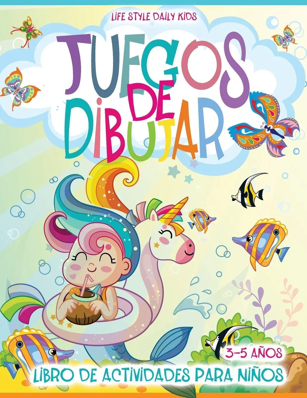 Cover: 9788367484558 | Juegos de Dibujar y Colorear | Life Daily Style | Taschenbuch | 2023
