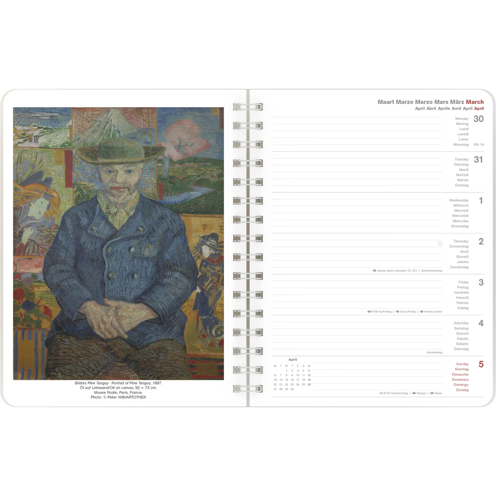 Bild: 4069095004658 | Vincent van Gogh 2026 - Diary - Buchkalender - Taschenkalender -...