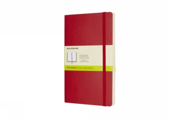 Cover: 8055002854658 | Moleskine Notizbuch Large/A5, Blanko, Soft Cover, Scharlachrot | Buch