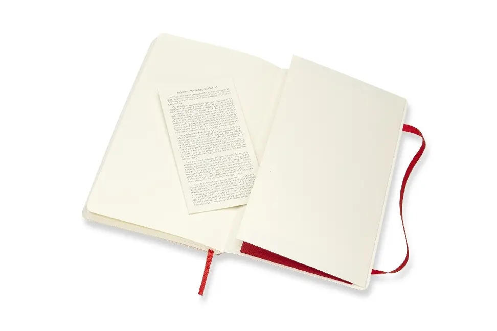 Bild: 8055002854658 | Moleskine Notizbuch Large/A5, Blanko, Soft Cover, Scharlachrot | Buch