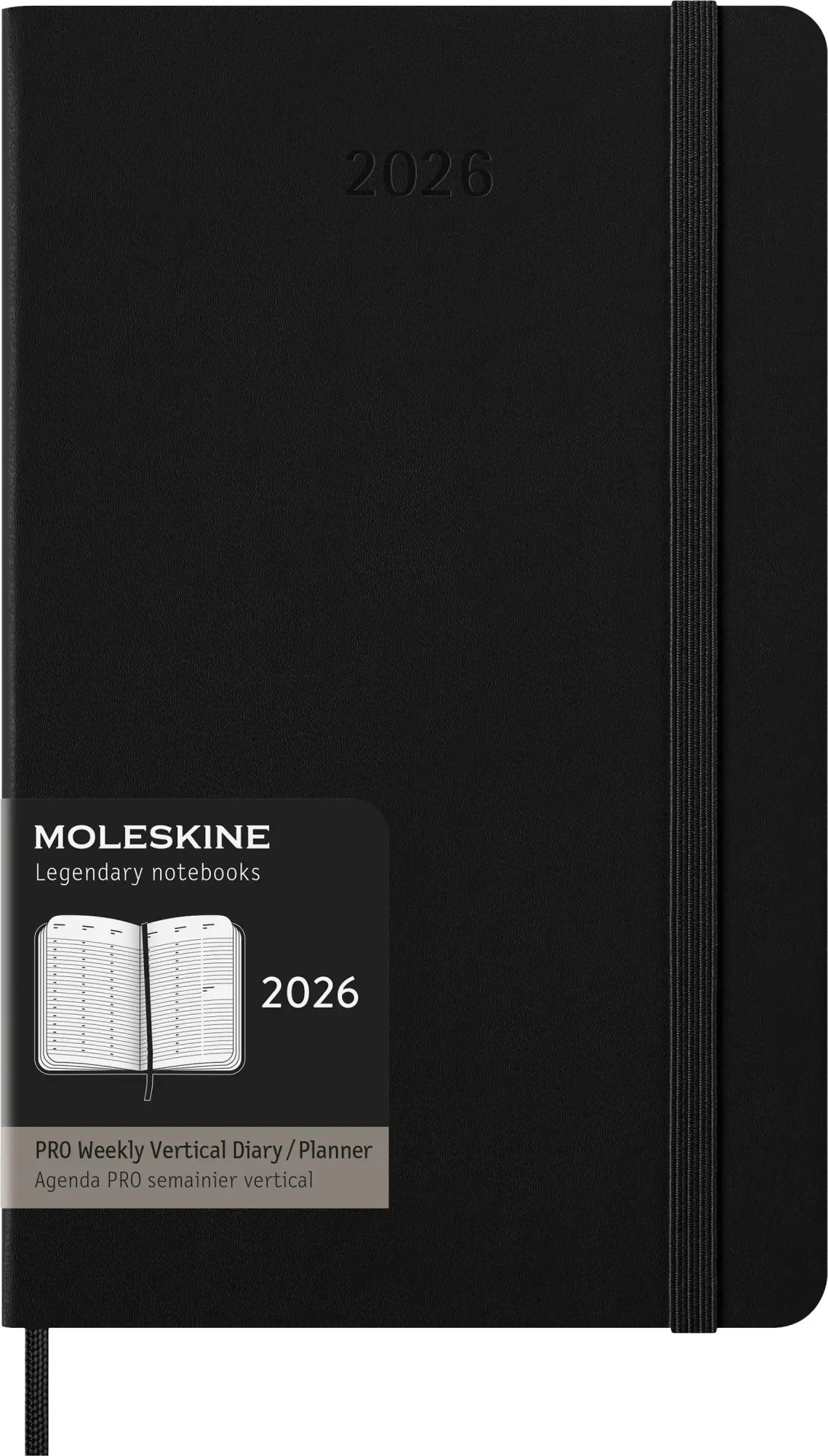 Bild: 8056999274658 | Moleskine 12 Monate Pro Wochen Notizkalender 2026, Pro Large/A5, 1...