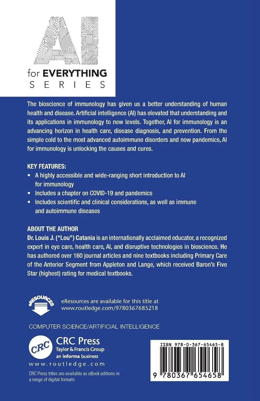 Rückseite: 9780367654658 | AI for Immunology | Al for Everything Series | Louis J. Catania | Buch