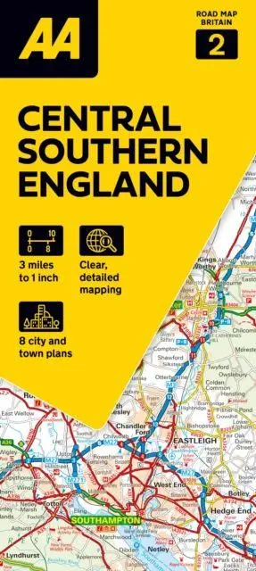 Cover: 9780749584658 | 02 Cent.South.England | (Land-)Karte | AA Road Atlas Britain | Gefalzt