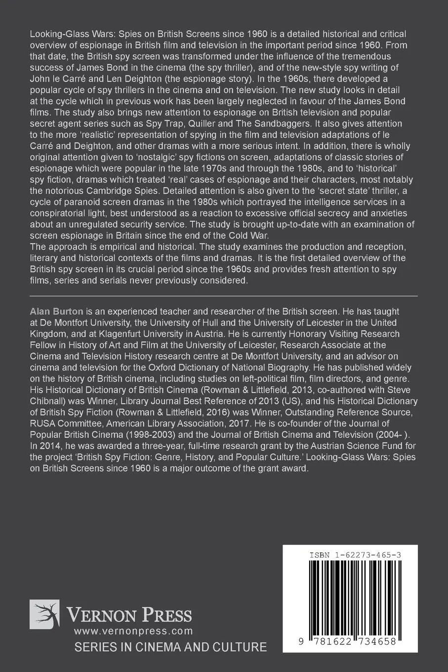 Rückseite: 9781622734658 | Looking-Glass Wars | Spies on British Screens since 1960 | Alan Burton
