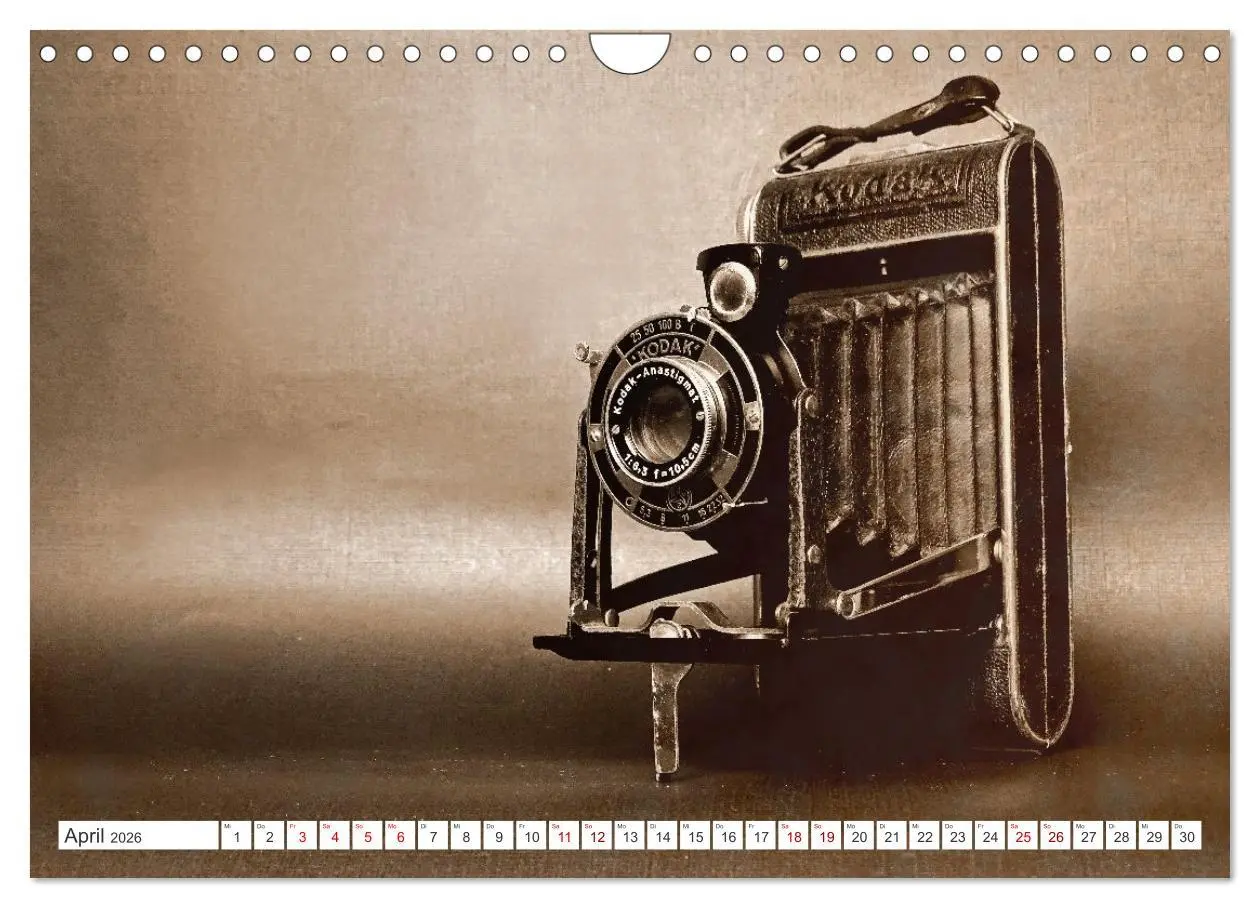 Bild: 9783457374658 | Fotokameras - alt und schön (Wandkalender 2026 DIN A4 quer),...