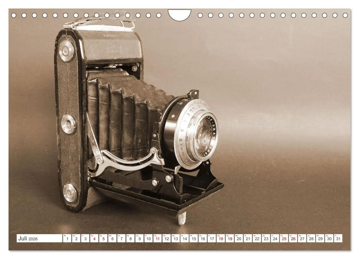 Bild: 9783457374658 | Fotokameras - alt und schön (Wandkalender 2026 DIN A4 quer),...