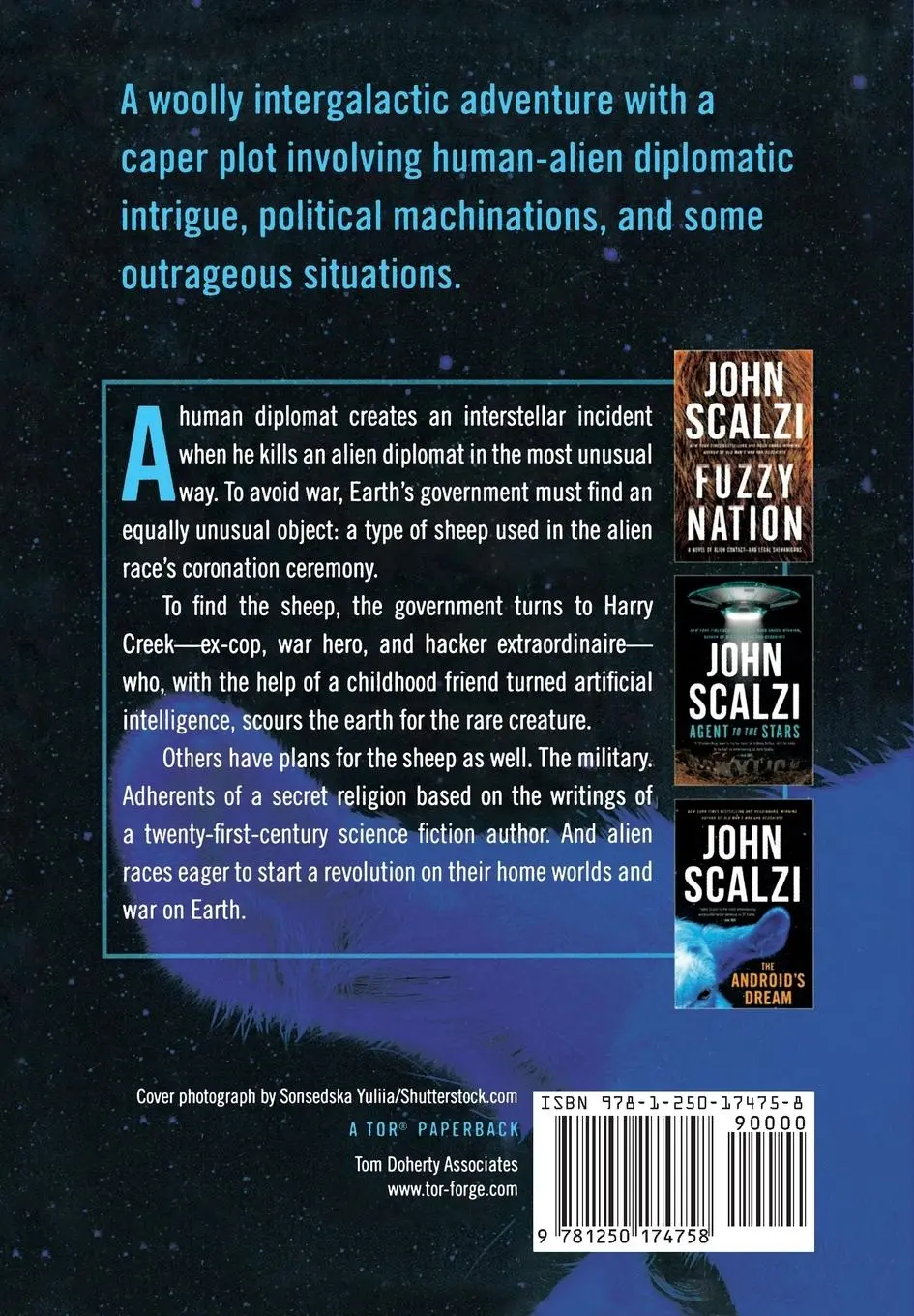 Rückseite: 9781250174758 | Android's Dream | John Scalzi | Taschenbuch | Kartoniert / Broschiert