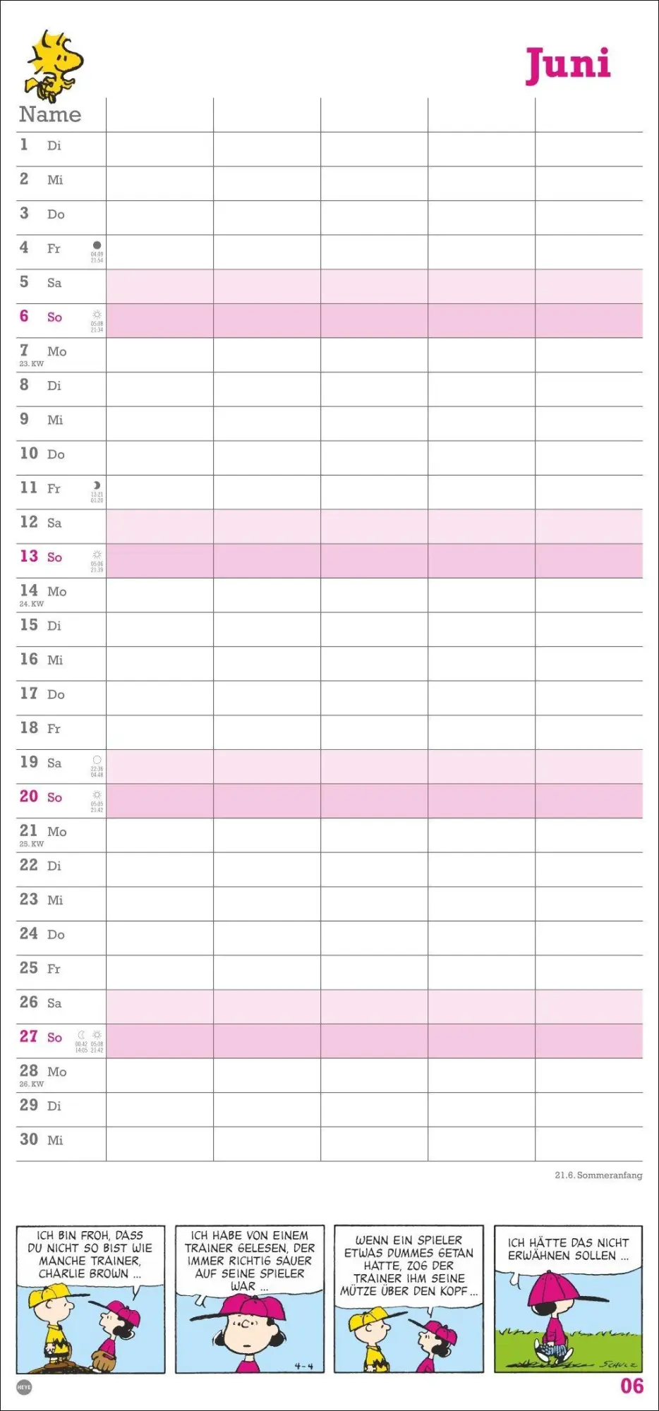 Bild: 9783756414758 | Peanuts Familienplaner 2027 | Heye | Kalender | Familienplaner Athesia