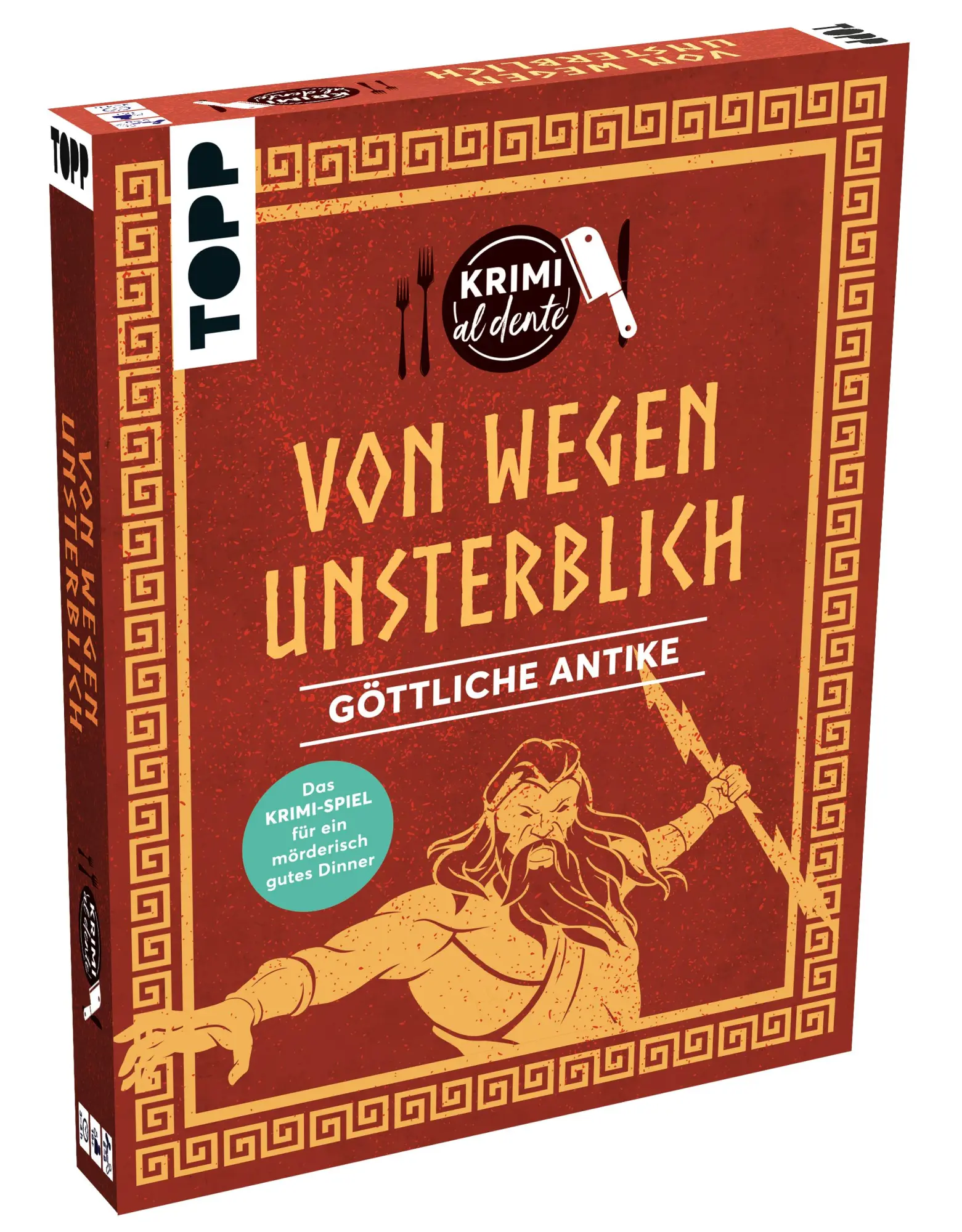 Cover: 4007742184858 | Krimi al dente - Göttliche Antike: Von wegen unsterblich | Sara Rehm