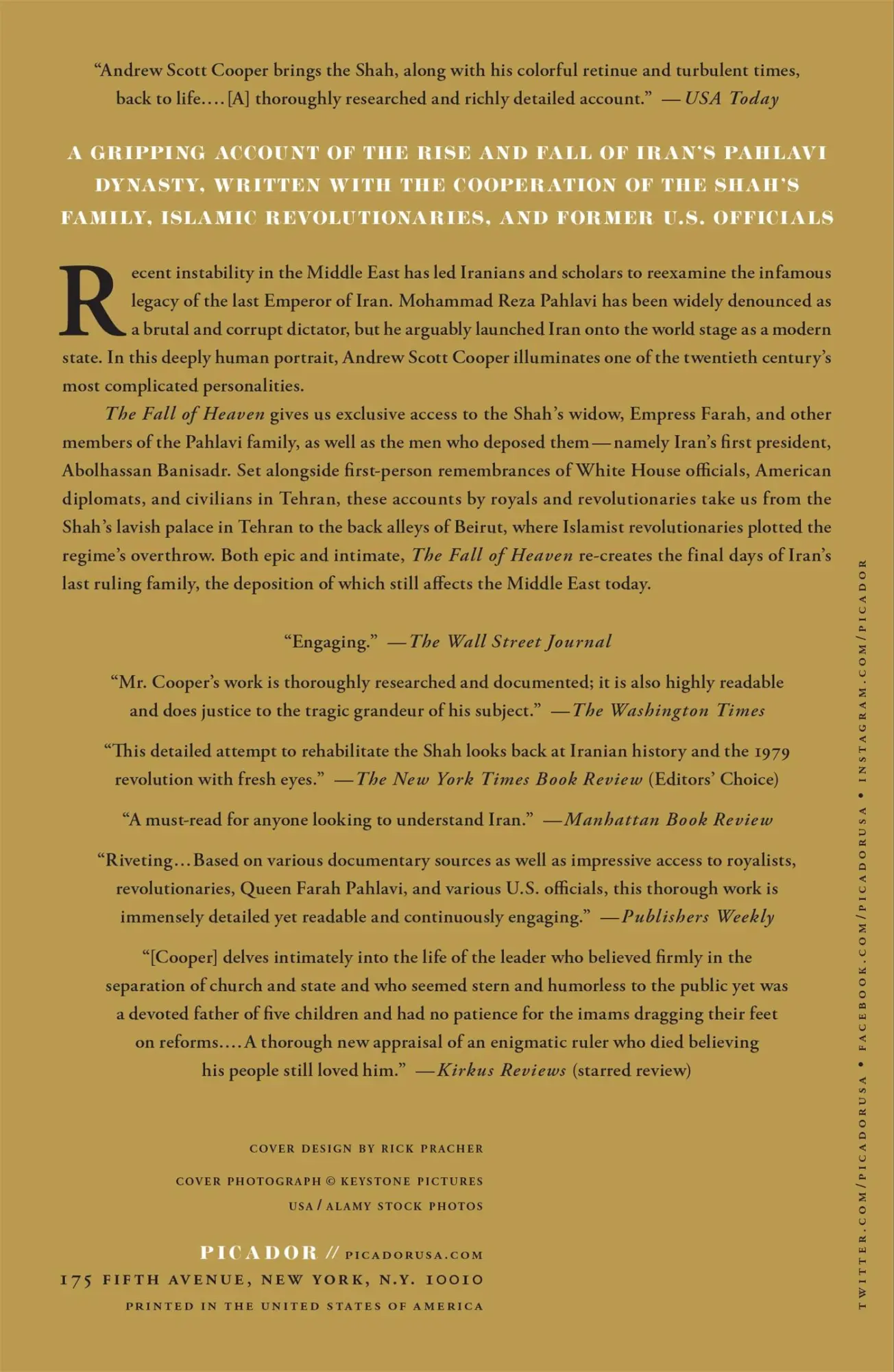Rückseite: 9781250304858 | The Fall of Heaven | The Pahlavis and the Final Days of Imperial Iran