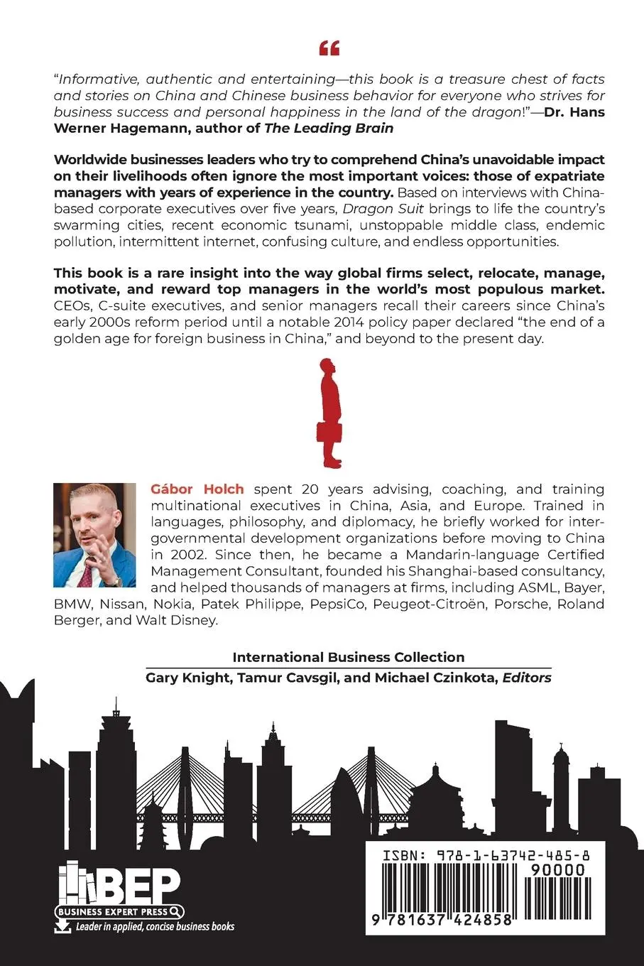 Rückseite: 9781637424858 | Dragon Suit | The Golden Age of Expatriate Executives in China | Holch