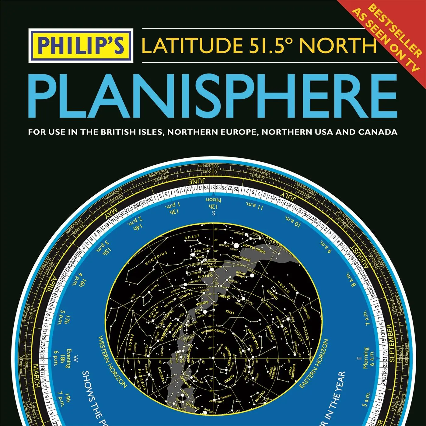 Cover: 9781849074858 | Philip's Planisphere (Latitude 51.5 North) | Philip'S Maps | Buch