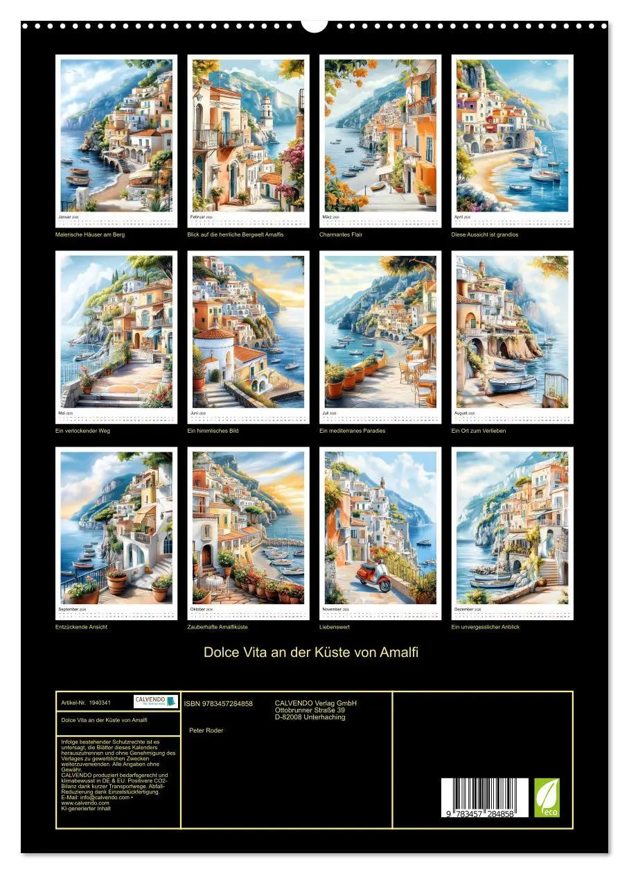 Bild: 9783457284858 | Dolce Vita an der Küste von Amalfi (hochwertiger Premium...