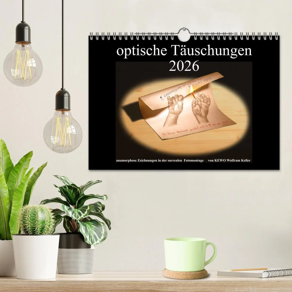 Bild: 9783516134858 | optische Täuschungen 2026 (Wandkalender 2026 DIN A4 quer), CALVENDO...
