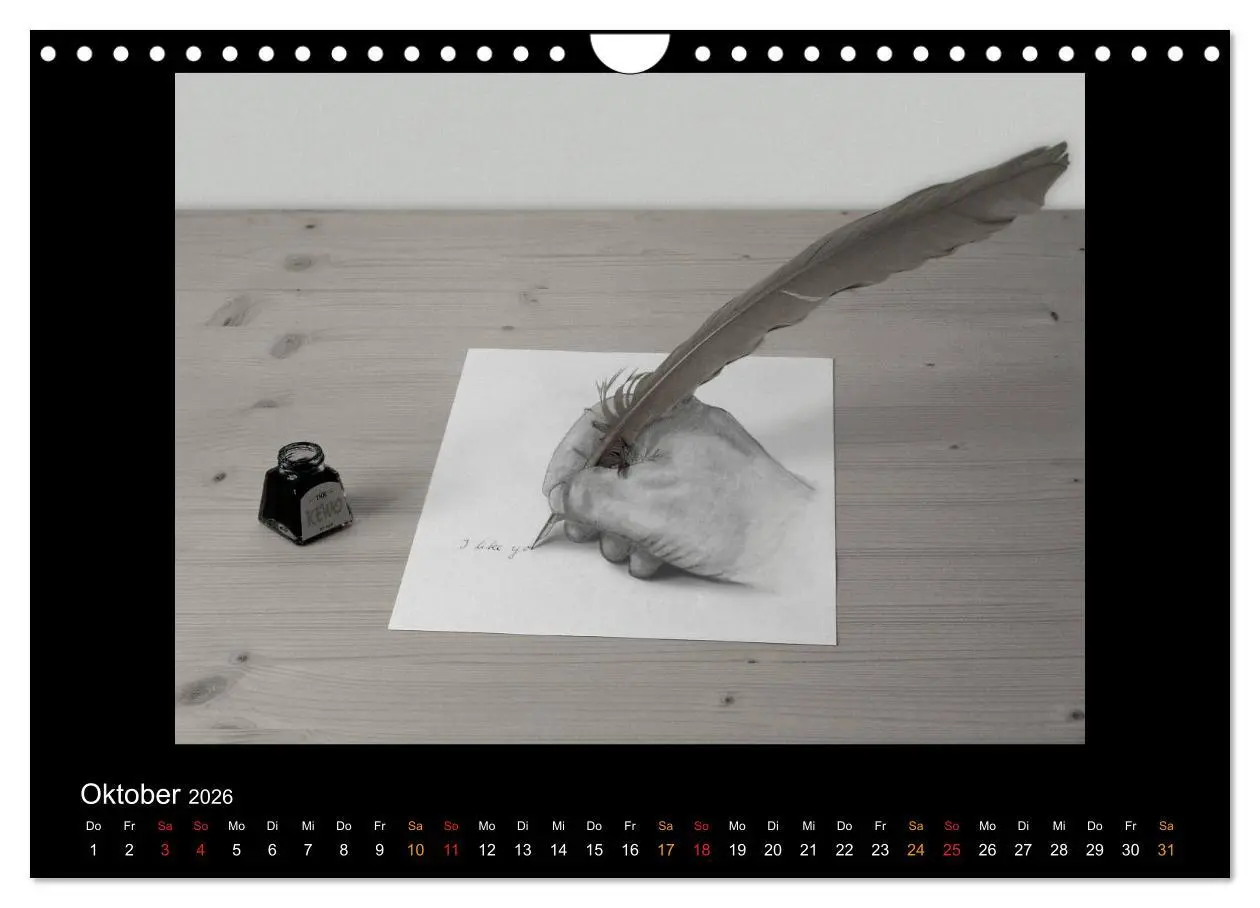 Bild: 9783516134858 | optische Täuschungen 2026 (Wandkalender 2026 DIN A4 quer), CALVENDO...