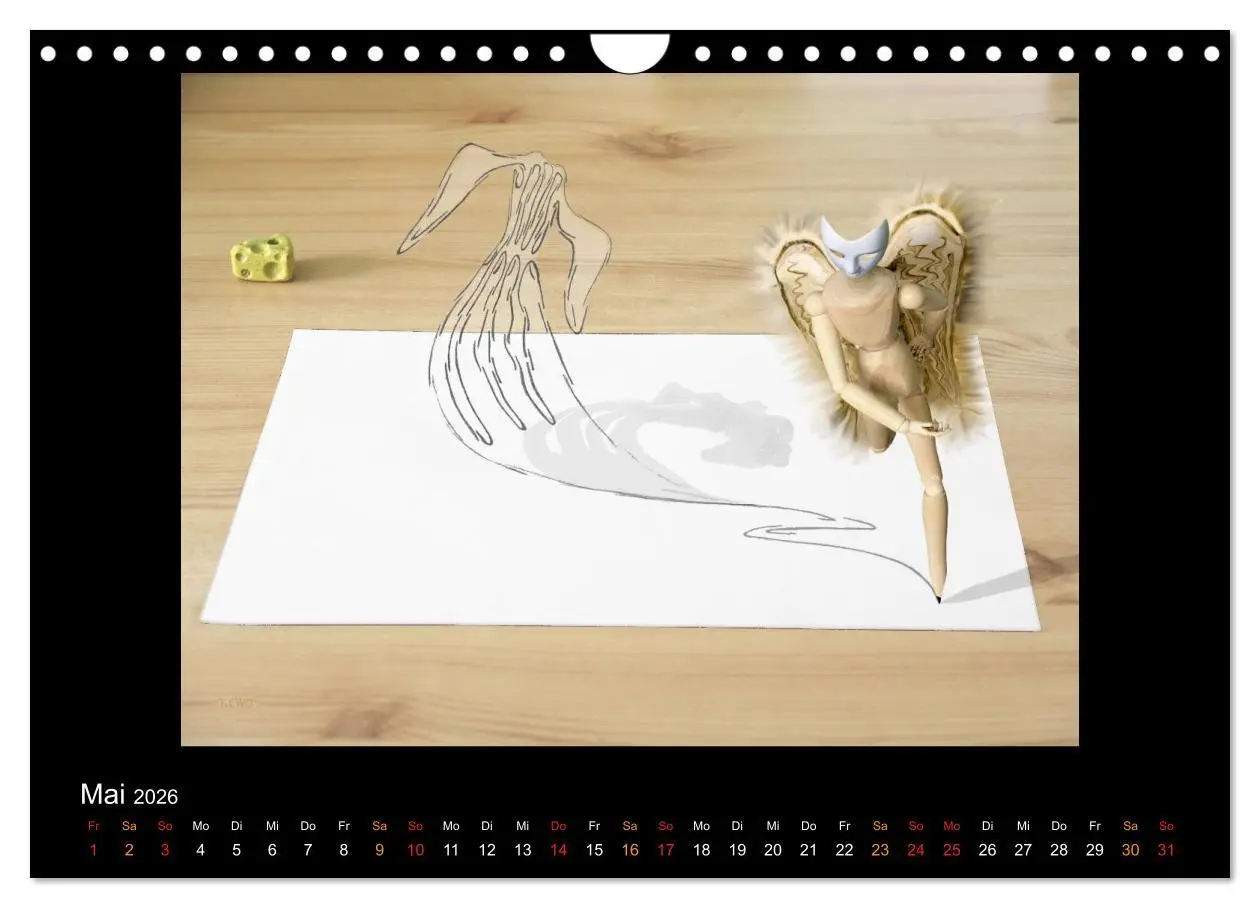 Bild: 9783516134858 | optische Täuschungen 2026 (Wandkalender 2026 DIN A4 quer), CALVENDO...