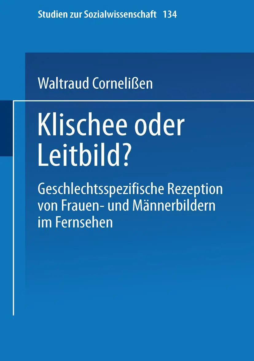 Cover: 9783531124858 | Klischee oder Leitbild? | Waltraud Cornelißen | Taschenbuch | 325 S.