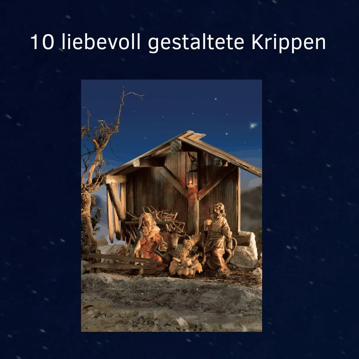 Bild: 9783735854858 | Weihnachtskrippen. Der Meisterkurs | Karl-Heinz Reicheneder | Buch