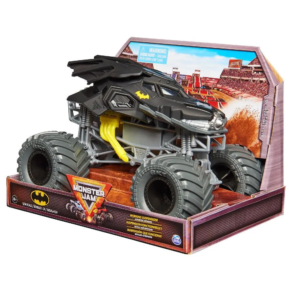 Bild: 778988344958 | MNJ Monster Jam Die Cast 1:24 Batmobile | In Kartonage | 34495 | 2023