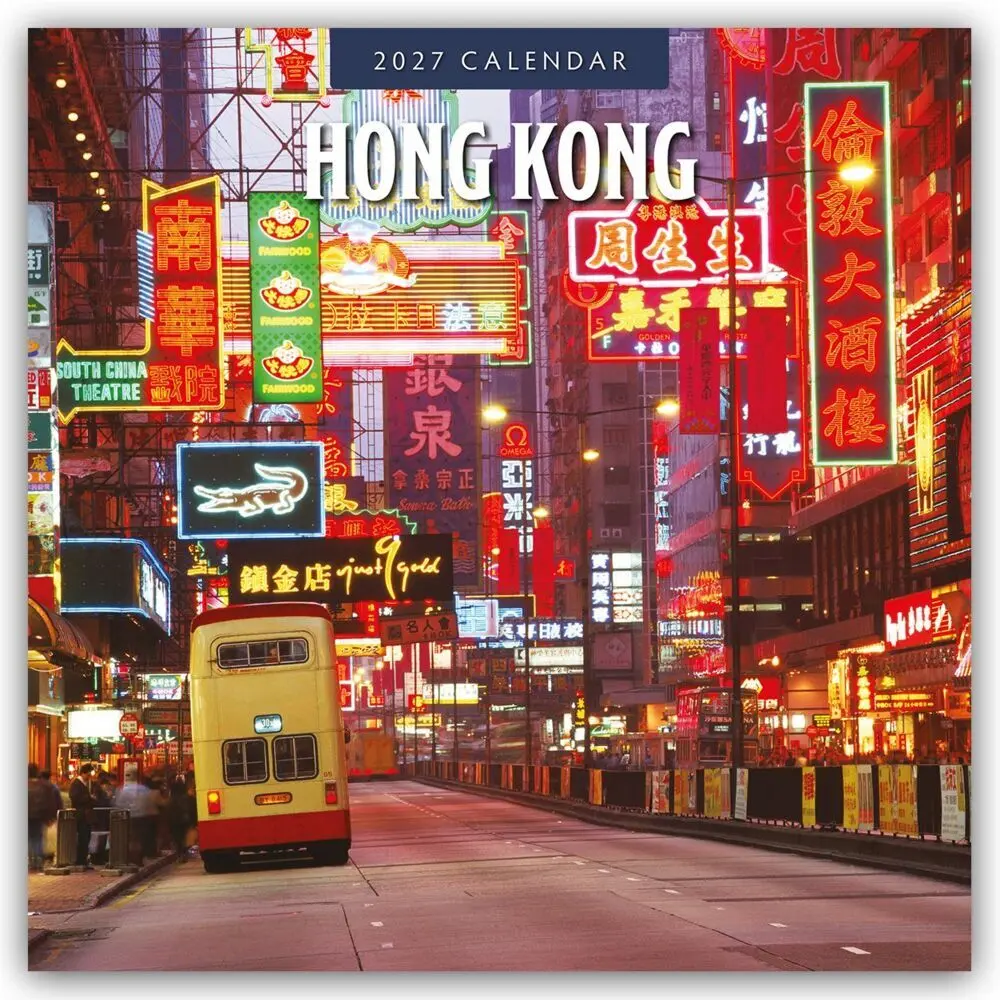 Cover: 9781837014958 | Hongkong 2027 - 16-Monatskalender | Red Robin Publishing Ltd | 28 S.