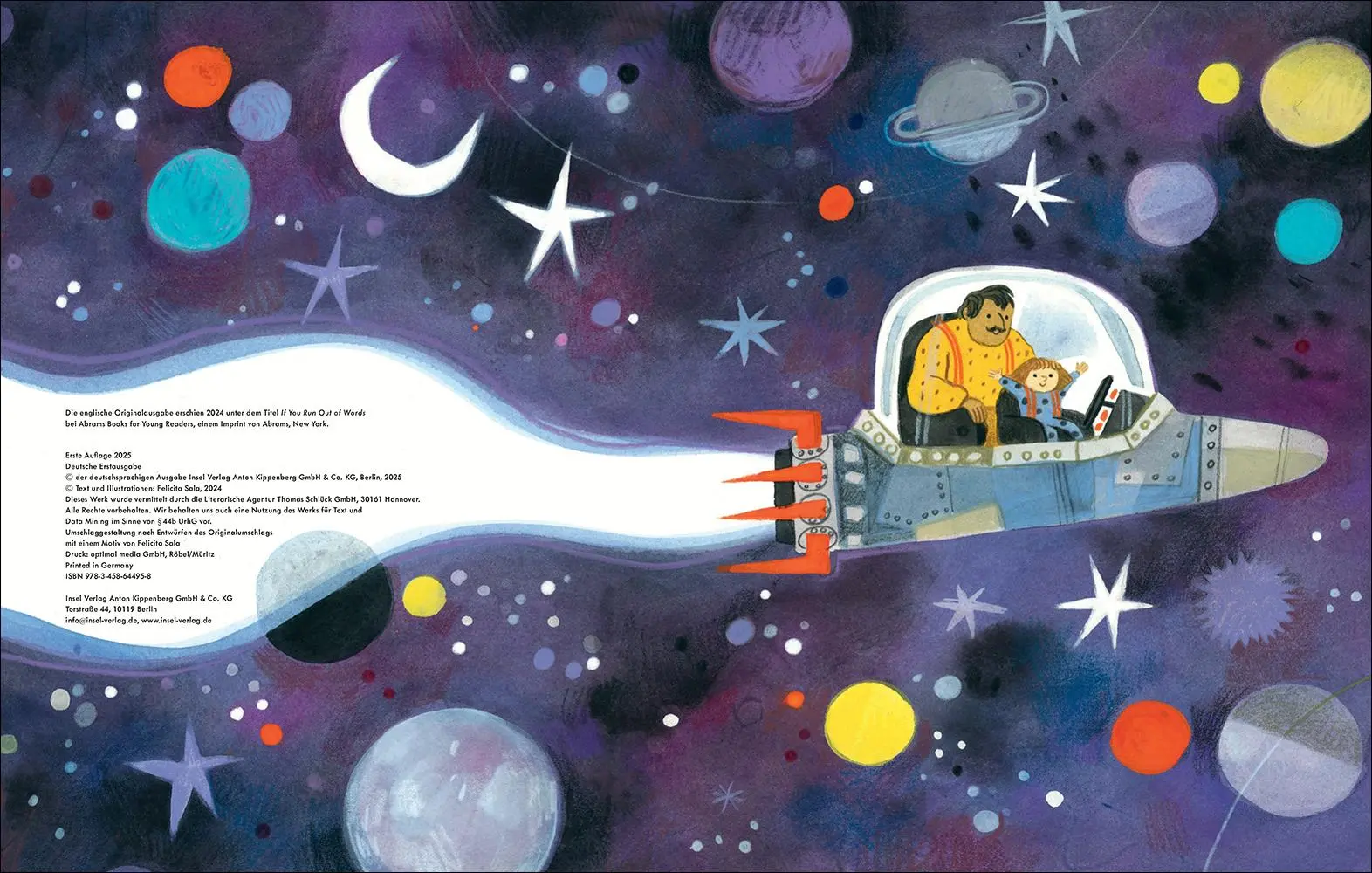 Bild: 9783458644958 | Für dich hab ich Wörter bis zum Mond | Felicita Sala | Buch | 40 S.