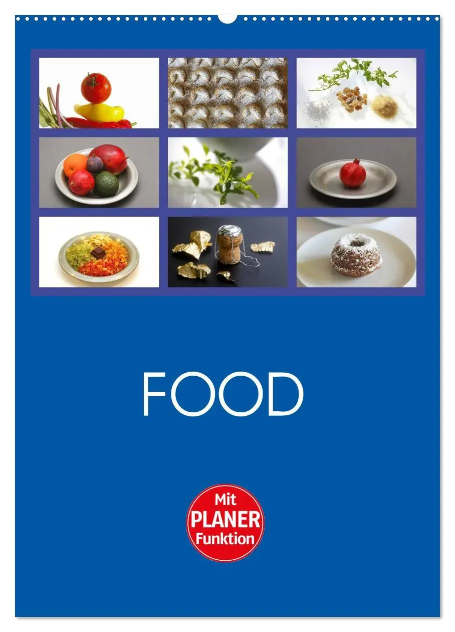 Cover: 9783516434958 | Food (Wandkalender 2026 DIN A2 hoch), CALVENDO Monatskalender | Jäger