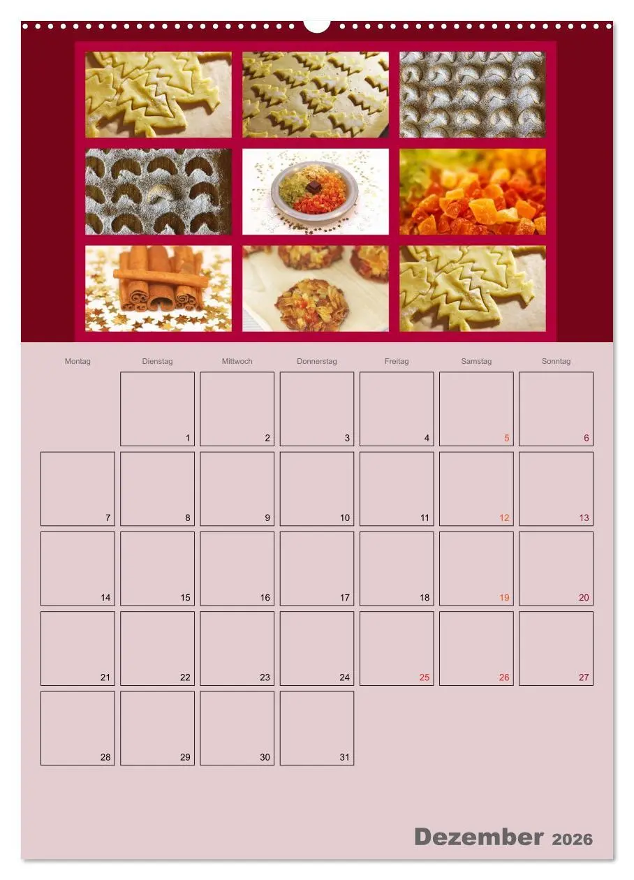 Bild: 9783516434958 | Food (Wandkalender 2026 DIN A2 hoch), CALVENDO Monatskalender | Jäger
