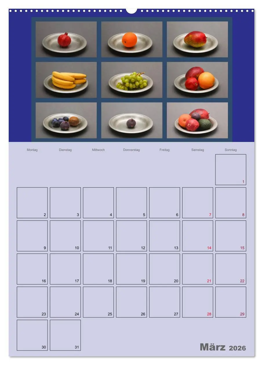 Bild: 9783516434958 | Food (Wandkalender 2026 DIN A2 hoch), CALVENDO Monatskalender | Jäger