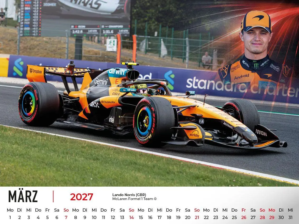 Bild: 9783948794958 | Formel 1 World Championship Kalender 2027 | Frank Pommer | Kalender