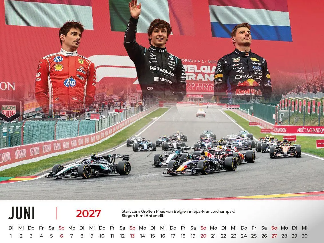 Bild: 9783948794958 | Formel 1 World Championship Kalender 2027 | Frank Pommer | Kalender