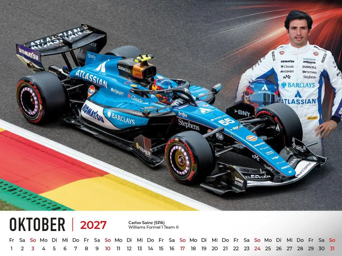 Bild: 9783948794958 | Formel 1 World Championship Kalender 2027 | Frank Pommer | Kalender