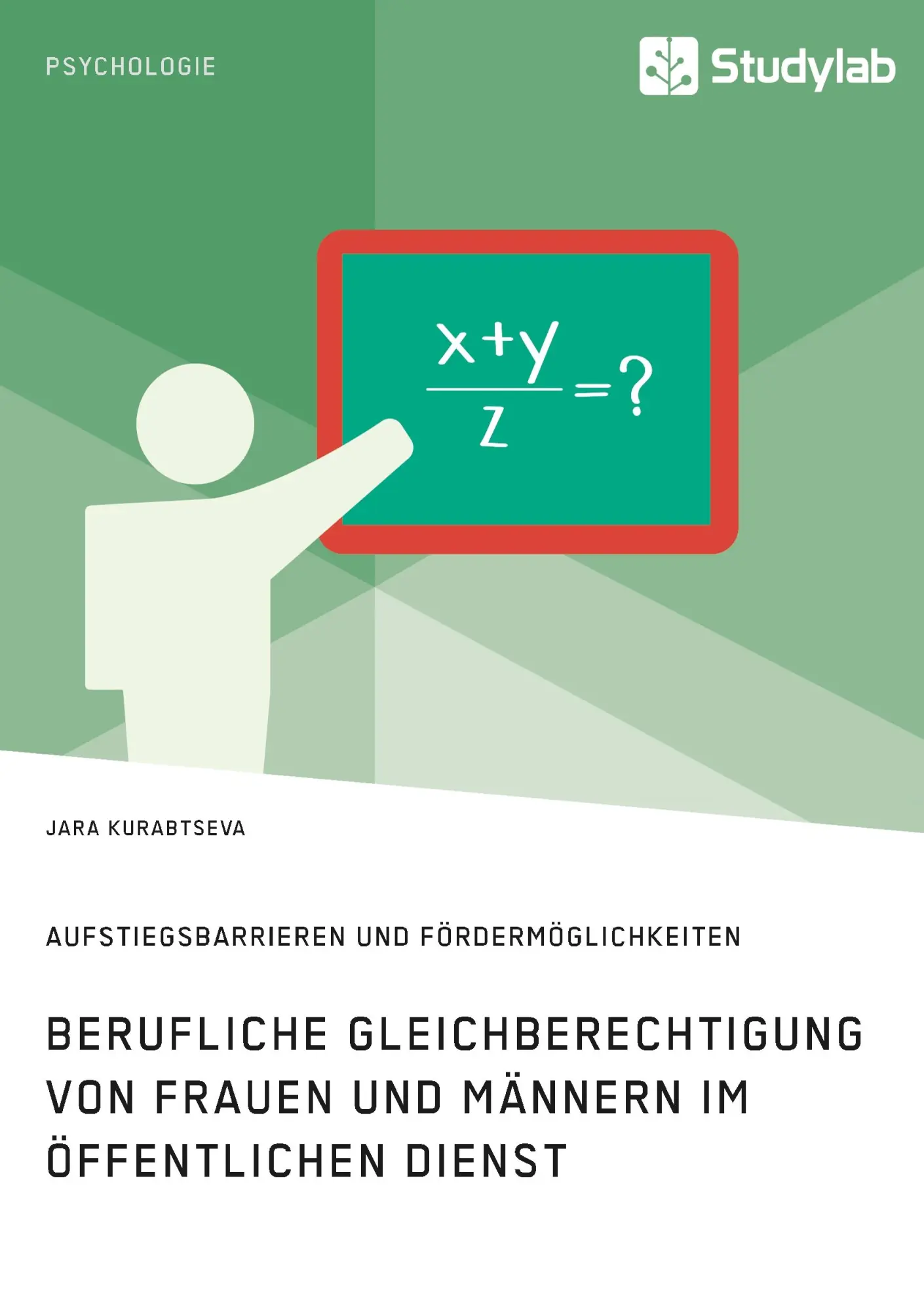 Cover: 9783960954958 | Berufliche Gleichberechtigung von Frauen und Männern im...