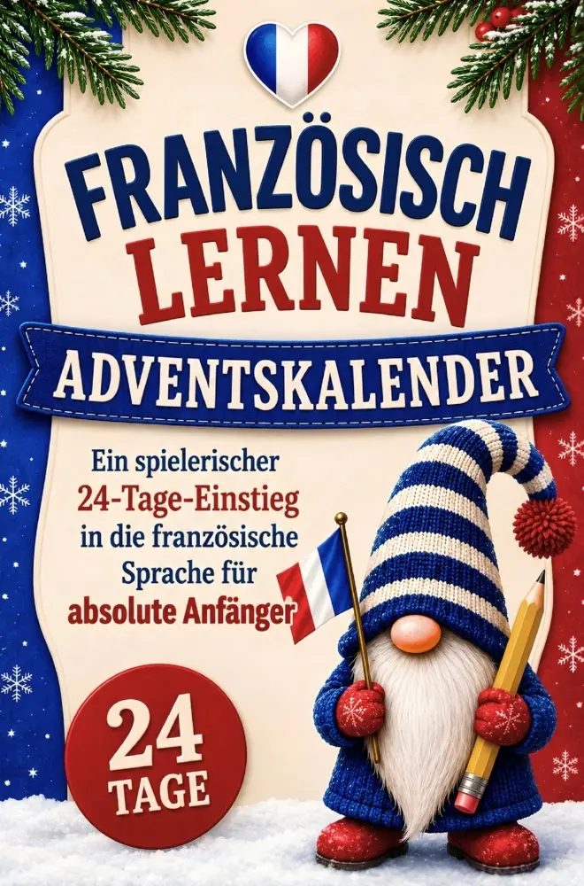 Cover: 9783982734958 | Französisch lernen Adventskalender | Lingua Linde | Taschenbuch | 2026