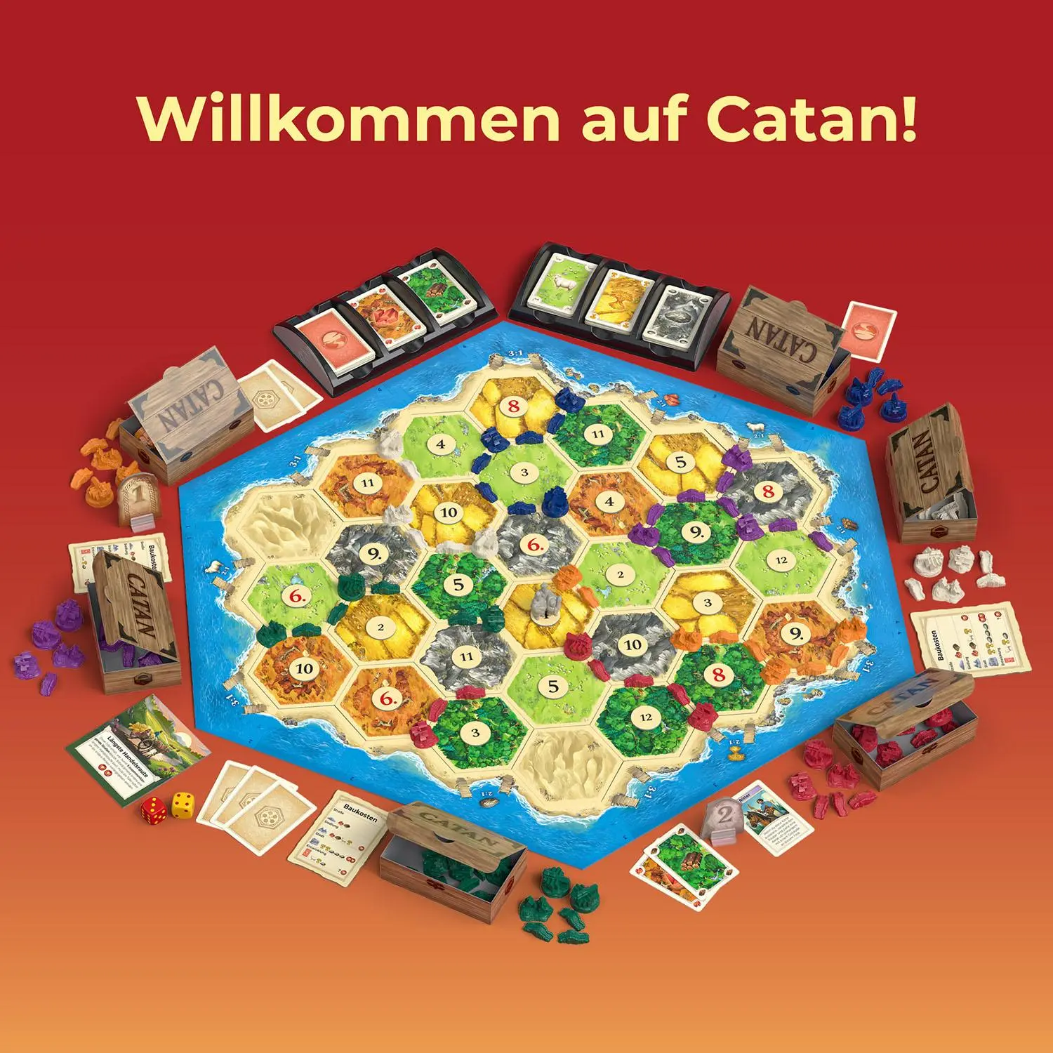 Bild: 4002051685058 | CATAN - Das Spiel - 5/6 | Spiel | Klaus Teuber | Spiel | 685058 | 2025