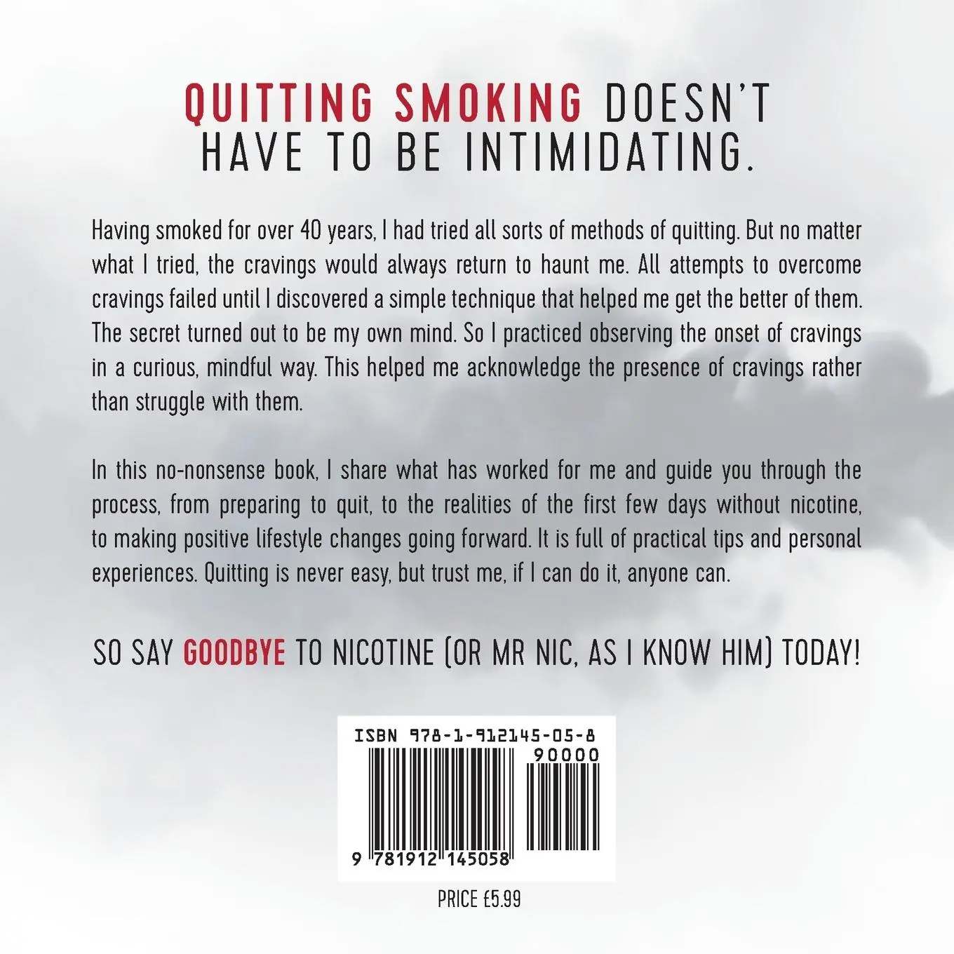 Rückseite: 9781912145058 | Curiosity Killed the Craving | Quit smoking without the fuss | Buch