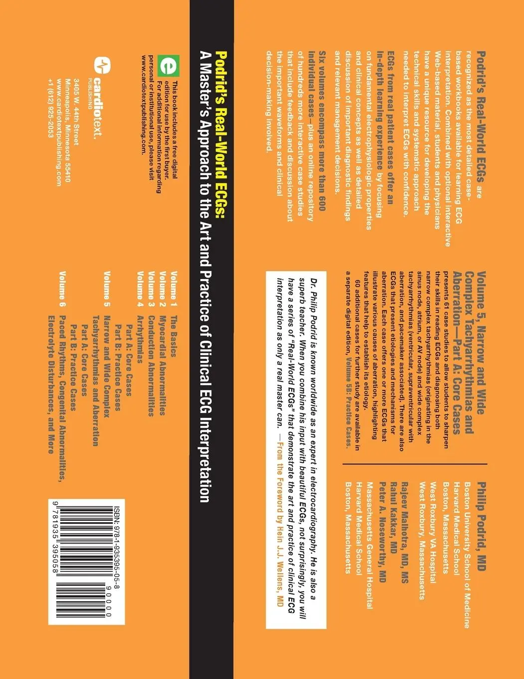Rückseite: 9781935395058 | Podrid's Real-World ECGs | Philip Podrid | Taschenbuch | Paperback