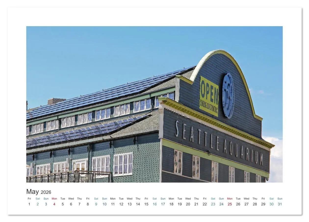 Bild: 9783516565058 | Seattle (Wall Calendar 2026 DIN A3 landscape), CALVENDO 12 Month...