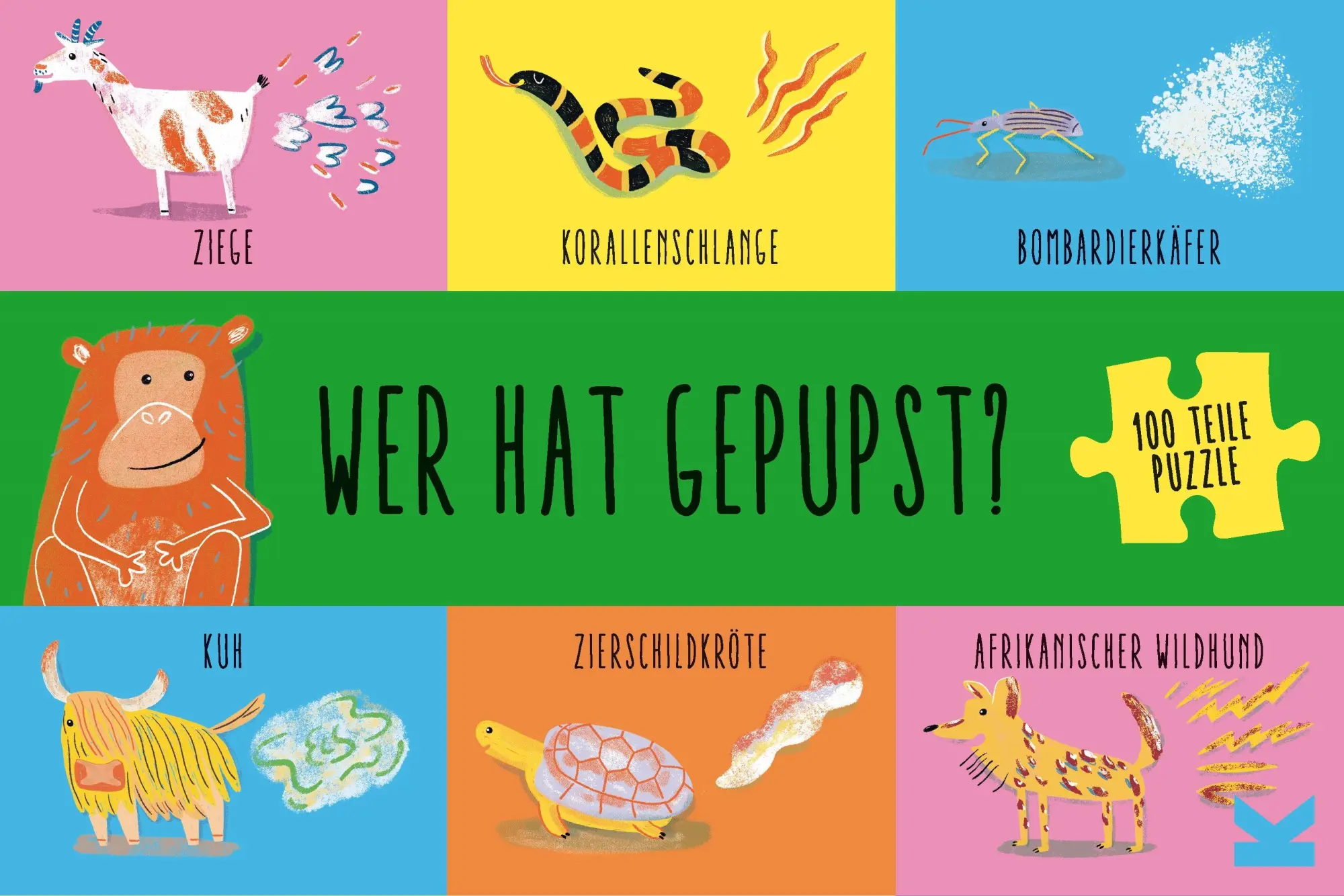 Cover: 9783962445058 | Wer hat gepupst? | Ein 100-Teile-Puzzle | Dani Rabaiotti (u. a.)