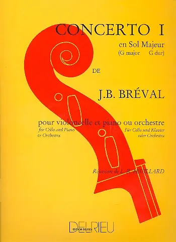 Cover: 9790231705058 | Concerto sol majeur no.1: pour violoncelle et piano | Breval | Buch