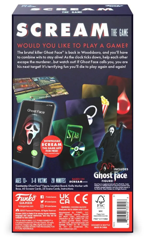 Bild: 889698705158 | Scream The Game (EN) | Spiel | Box top/Box bottom | 870515 | Englisch